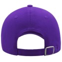 Casquette 6 panneaux bicolore en coton avec liseré sur la visière