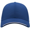 Casquette texturée en polyester jacquard avec visière contrastée