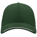Casquette texturée en polyester jacquard avec visière contrastée