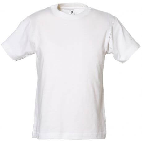 T-shirt enfant manches courtes en coton BIO super-peigné, 140 g/m²