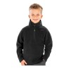 Micro-polaire col zippé enfant en polyester recyclé, 160 g/m²