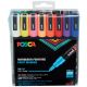 Pochette 16 feutres couleurs POSCA pointe fine 0.9-1.3 mm conique