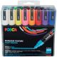 Pochette 16 feutres couleurs indispensables POSCA pointe médium 1.8-2.5 mm conique