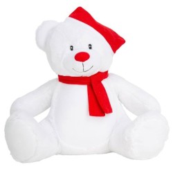 Peluche zippée Ours de Noël pour bébé, conforme norme EN71