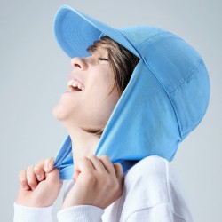 Casquette enfant avec protection contre le soleil pour le cou