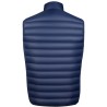 Doudoune light homme sans manches No Label avec zips tricolores