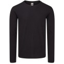 T-shirt iconic manches longues, coupe ajustée en coton doux, 150 g/m²