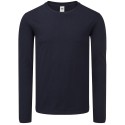 T-shirt iconic manches longues, coupe ajustée en coton doux, 150 g/m²