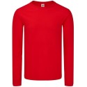 T-shirt iconic manches longues, coupe ajustée en coton doux, 150 g/m²