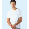 T-shirt épais en coton col rond, manches courtes, 180 g/m²