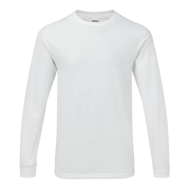 T-shirt Hammer manches longues épais en coton ringspun, 203 g/m²