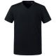 T-shirt col V pour homme en coton biologique doux, 160 g/m²