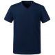 T-shirt col V pour homme en coton biologique doux, 160 g/m²