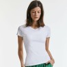 T-shirt col V pour femme en coton biologique doux, 160 g/m²