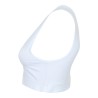 Brassière de sport crop top pour femme, bande sublimable, 240 g/m²