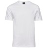 T-shirt manches courtes épais pour homme coupe droite, 185 g/m²