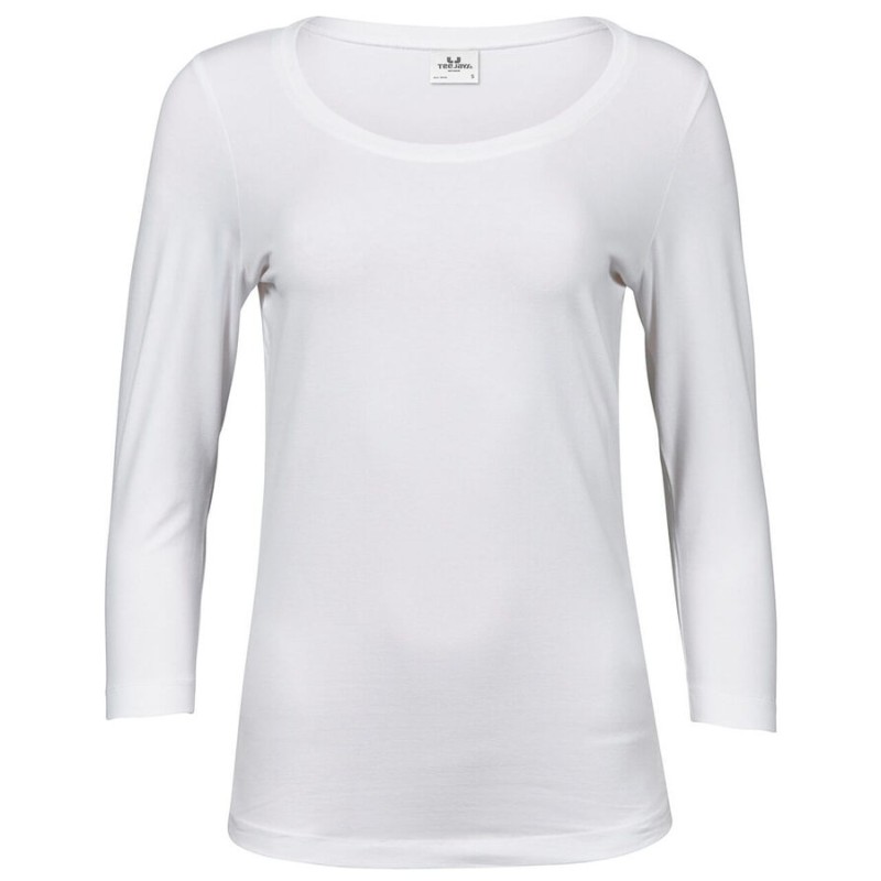T-shirt femme manches 3/4 de qualité très doux et solide, 195 g/m²
