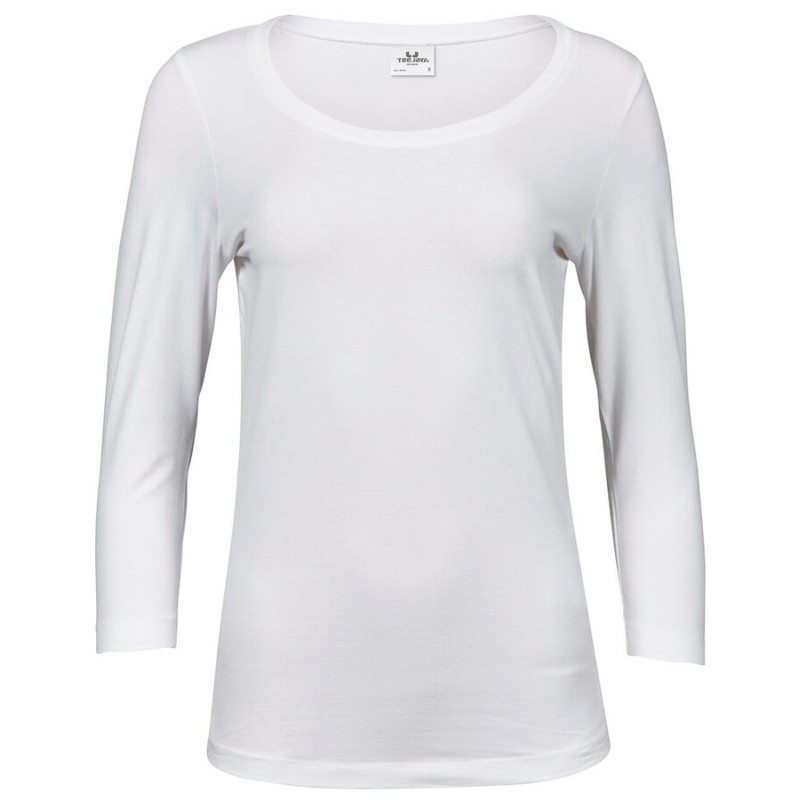 T-shirt femme manches 3/4 de qualité très doux et solide, 195 g/m²