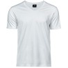 T-shirt homme col V en coton BIO manches courtes, 160 g/m²