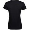 T-shirt femme col V en coton BIO manches courtes, 160 g/m²