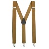 Bretelles élastiquées avec 3 pinces d'ajustement métalliques, 98 g/m²