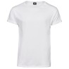 T-shirt homme décontracté manches courtes retroussées, 160 g/m²