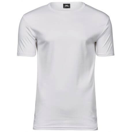 T-shirt homme épais en coton interlock compacte lavable à 60°C, 220 g/m²