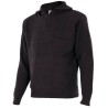 Pull épais col montant zippé anti-peluche en acrylique, 190 g/m²