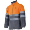 Veste polaire bicolore haute visibilité avec bandes réfléchissantes, 280 g/m²