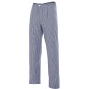 Pantalon de cuisinier à carreaux à pinces, 3 poches, 120 g/m²