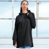 Sweat robe femme à capuche en coton bio et matières recyclées, 300 g/m²