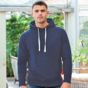 Sweat à capuche homme manches raglan, cordon contrasté, 330 g/m²