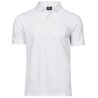 Polo homme en coton peigné ringspun, lavable à 60°C, 215 g/m²