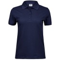 Polo femme en coton peigné ringspun, lavable à 60°C, 215 g/m²