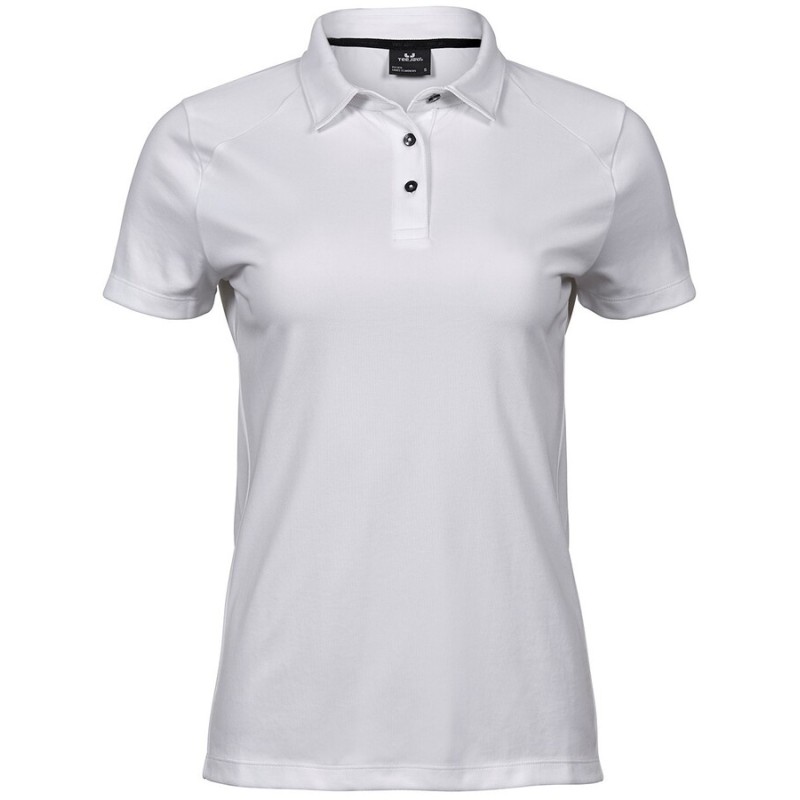 Polo de sport femme haut de gamme ajusté et respirant, 140 g/m²