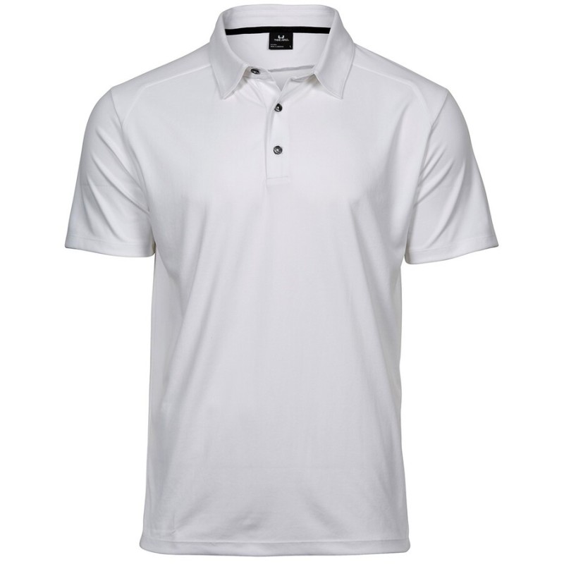 Polo de sport homme haut de gamme ajusté et respirant, 140 g/m²