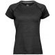 T-shirt de sport femme respirant, doux et léger, 160 g/m²