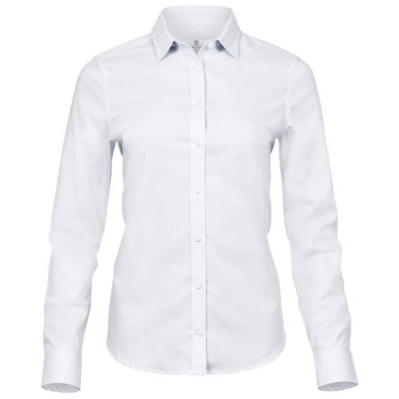 Chemise femme de qualité stretch et ajustée, 113 g/m²