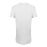 T-shirt manches courtes homme long, dos encore plus long en coton, 140 g/m²