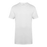 T-shirt manches courtes homme long, dos encore plus long en coton, 140 g/m²