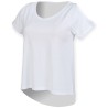 T-shirt dos long, manches courtes raglan avec trous sur les épaules, 140 g/m²