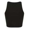 Débardeur femme court cropped-top, dos et avant style nageur, 190 g/m²