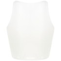 Débardeur femme court cropped-top, dos et avant style nageur, 190 g/m²