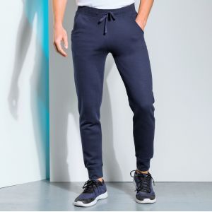 Pantalon de jogging homme moderne coupe slim, 250 g/m²