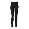 Legging noir pour femme, taille élastique, 190 g/m²