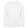 T-shirt rétro unisexe manches longues à épaules tombantes, 220 g/m²