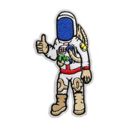 Petit patch brodé thermocollant ASTRONAUTE COSMONAUTE