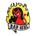 Petit patch brodé thermocollant DIABLESSE BAD GIRL