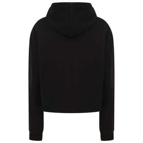 Sweat hoodie loose et court décontracté pour femme, 280 g/m²