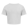 T-shirt triblend femme court crop-top, coupe féminine, "No Label", 160 g/m²